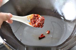 Mapo Tofu with Peanuts step 11: In the same pot, leave a little oil and add Sichuan peppercorns to infuse flavor